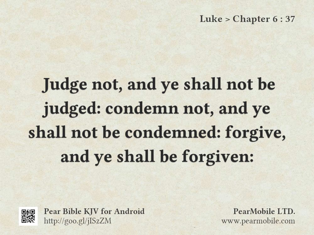 Luke, Chapter 6:37